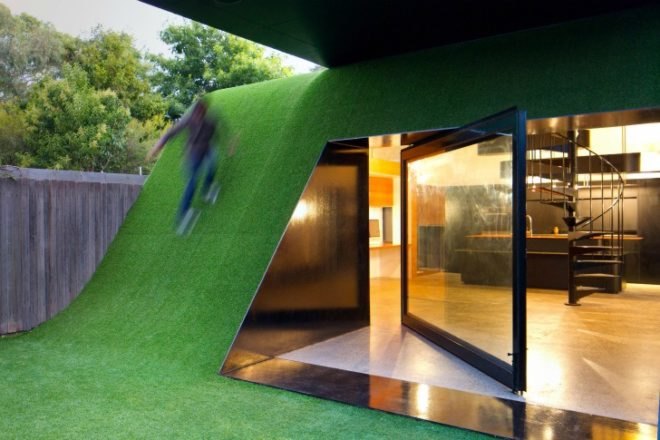 hill house, andrew maynard architects, house extension, solar access, treehugger award, green design, sustainable architecture, landscape design