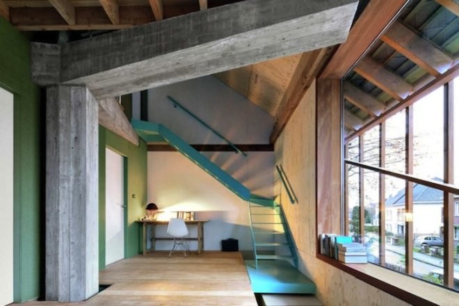 Architecten De Vylder Vinck Taillieu, House Bernheimbeuk, Belgium, Ghent, tree, daylighting, minimalist, green design, sustainable design, eco-design, small footprint, daylighting, minimalist