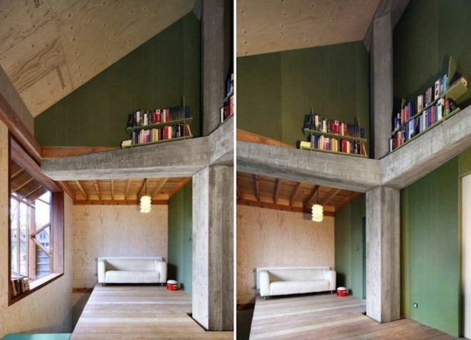 Architecten De Vylder Vinck Taillieu, House Bernheimbeuk, Belgium, Ghent, tree, daylighting, minimalist, green design, sustainable design, eco-design, small footprint, daylighting, minimalist