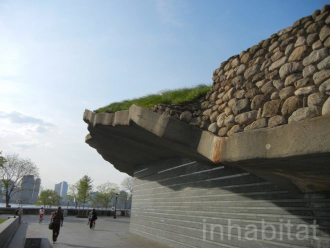 Irish Hunger Memorial, green roof, green roofs ny, green roofs in new york, irish memorial, irish famine, famine memorial, sustainable design, irish famine memorial
