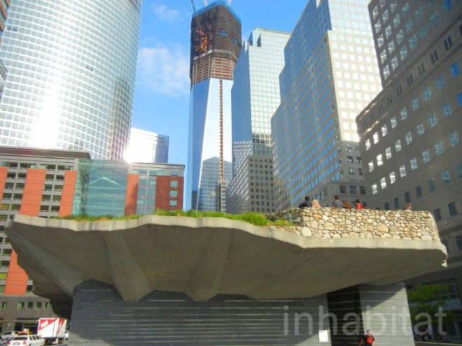 Irish Hunger Memorial, green roof, green roofs ny, green roofs in new york, irish memorial, irish famine, famine memorial, sustainable design, irish famine memorial