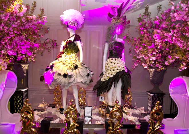 Couture en Fleur, The Horticultural Society of New York ,The Hort, New York Flower Show, floral design, green design, eco design, sustainable design, Alexander McQueen, savage beast, floral tablescapes, tablescape design,