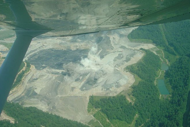 Mountaintop Removal, strip mining, coal mine, West Virginia, Arch Coal of St. Louis, Spruce No. 1 Mine