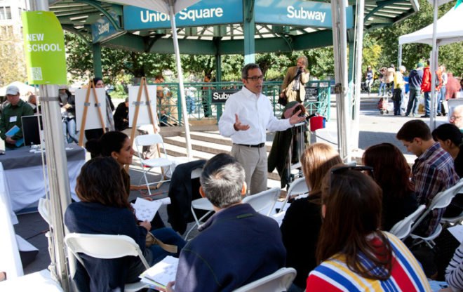 new school, union square greenmarket, sustainability classes, new school sustainability lectures, new school earth week, earth day, earth day 2012
