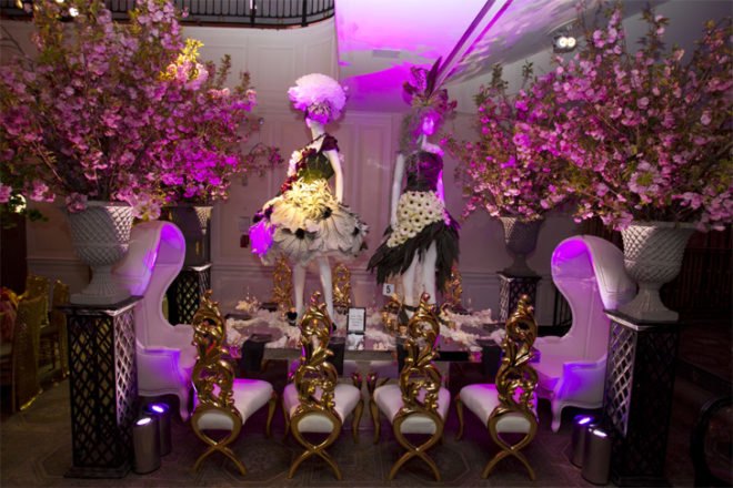 Couture en Fleur, The Horticultural Society of New York ,The Hort, New York Flower Show, floral design, green design, eco design, sustainable design, Alexander McQueen, savage beast, floral tablescapes, tablescape design,