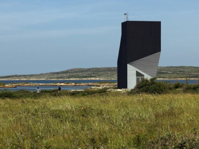 saunders architecture, tower studio, artist retreat, fogo island, newfoundland canada