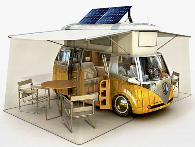 verdier eco camper, verdier eco rv, solar powered vehicle, energy efficient vehicle, sustainable transportation, hybrid camper, efficient rv, verdier volkswagon camper