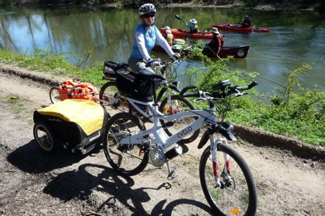 trans-american electric bike tour, anna mostovetsky, evelo bikes, electric bicycle, rural cycling