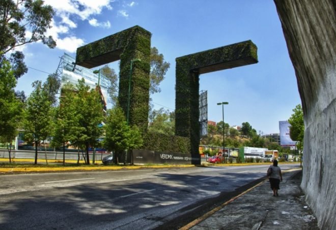 VerdMx, Mexico City, Mexico, vertical gardens, eco-sculptures, public art, sustainability, Nissan