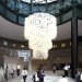 Katharine Harvey, arts brookfield, recycled chandelier, recycled plastic bottles, bottle chandelier, recycled art, green art,