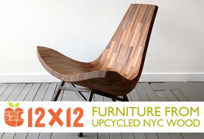 12x12, wanted design, reclaimed wood, reclaimed nyc building wood, sustainable furniture, green furniture, new york design week, nyc design week 2012, sustainable design, green design