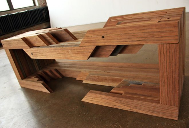 12x12, wanted design, reclaimed wood, reclaimed nyc building wood, sustainable furniture, green furniture, new york design week, nyc design week 2012, sustainable design, green design