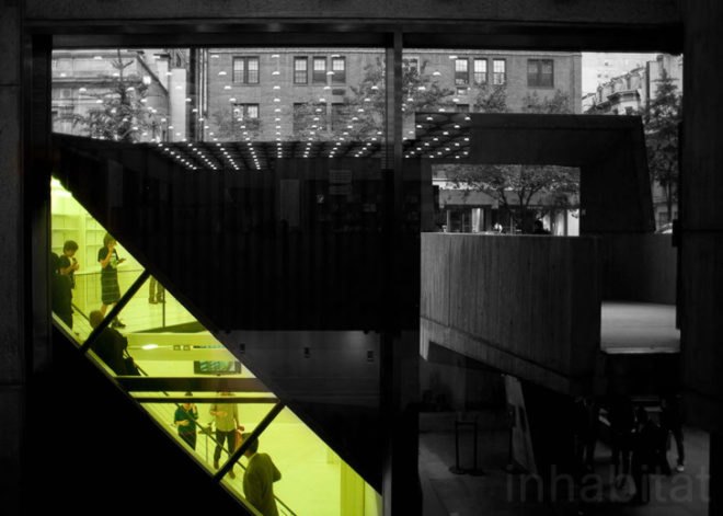 LOT-EK, lotek, lot-ek whitney museum, shipping container architecture, whitney museum architecture, modular architecture, prefab architecture, nyc architecture, shipping container exhibit, shipping container art studio