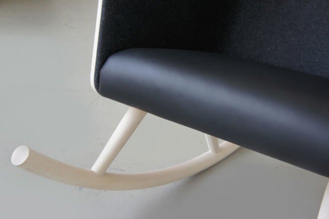 kyle fleet, private rocker, cranbrook, office furniture, herman miller, furniture design, rocking chairs, chair design, seating designcranbrook academy of art, student design, icff 2012