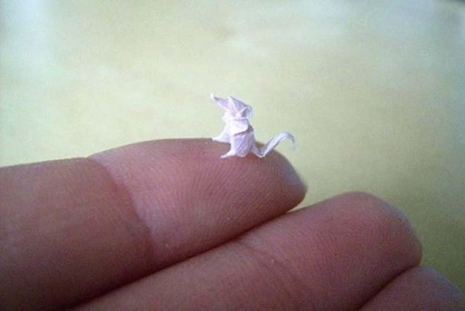 Tiny Origami, German art, Anja Markiewicz, Paper origami, japanese art