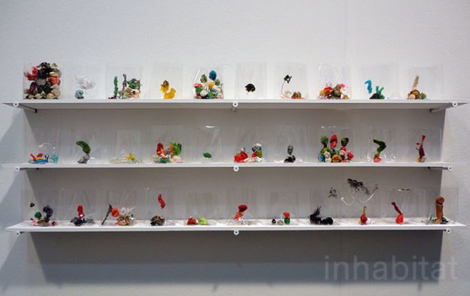 green design, eco design, sustainable design, Yuki Agematsu, recycled art, Real Fine Arts Brooklyn, Nada Art Fair, trash sculpture