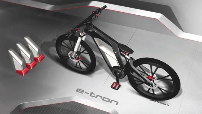 Audi, Audi e-bike, Audi e-bike Worthersee, green transportation, electric bike, lithium-ion battery, carbon fiber bike