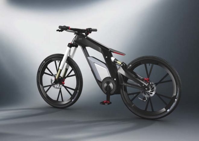 Audi, Audi e-bike, Audi e-bike Worthersee, green transportation, electric bike, lithium-ion battery, carbon fiber bike