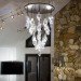 green design, eco design, sustainable design, BRC Design Studio, Benjamin Rollins Caldwell, Recycled chandelier, LED chandelier, recycled light bulb chandelier
