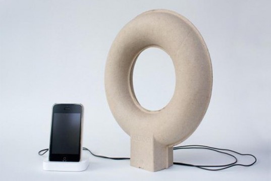 Balance, Pulpop, speakers, recycled paper pulp, doughnut-shaped, taipei, Recycled Materials, Recycling / Compost, green gadgets, Green Products,