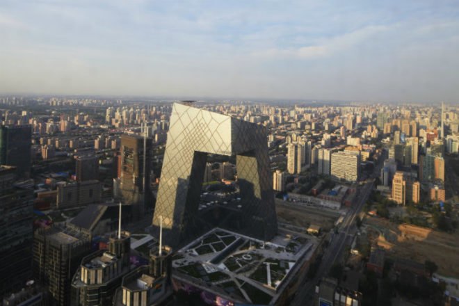 CCTV, OMA, china central television, rem koolhaas, eco tower, china, energy efficient design