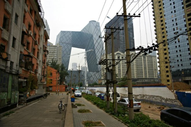 CCTV, OMA, china central television, rem koolhaas, eco tower, china, energy efficient design