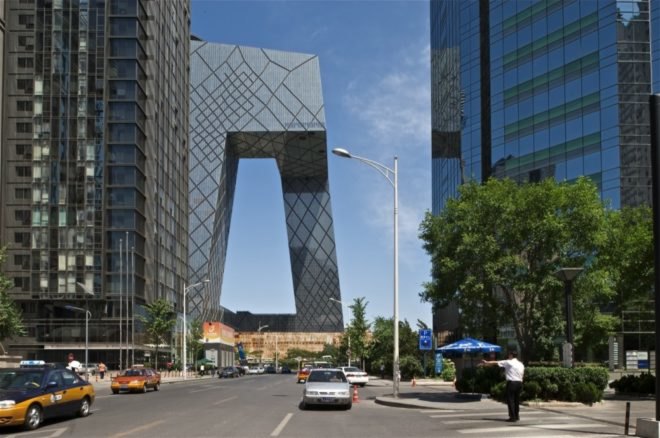 CCTV, OMA, china central television, rem koolhaas, eco tower, china, energy efficient design
