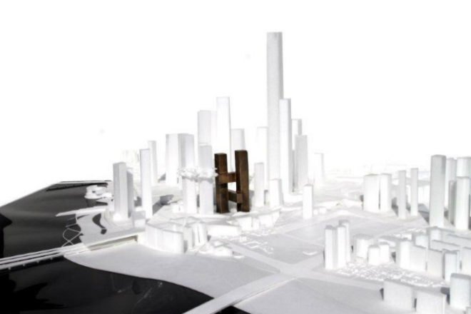 Cross Towers, BIG, Cross # Towers, seoul, dreamhub, green roof, eco tower, residential tower