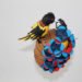 Diana Beltran Herrera, paper birds, paper sculptures, biodegradable paper, colorful birds, Blackbirds, Hummingbirds, swans, toucans, Colombian art, Art, Green Materials, Recycling / Compost