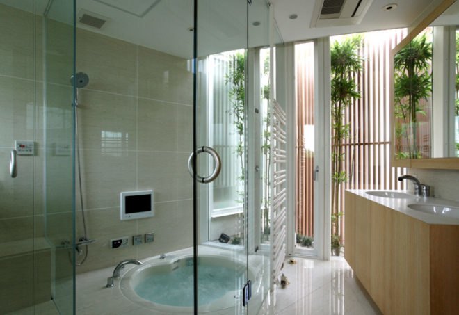 Edward Suzuki, F Residence, Courtyard, Green architecture, Sustainable architecture, green design