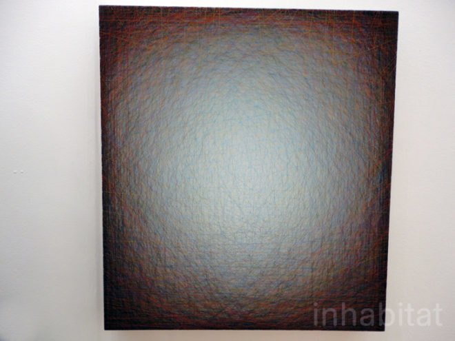 green design, eco design, sustainable design, Emil Lukas, Sperone Westwater Art Gallery, thread art, string art, eco-art