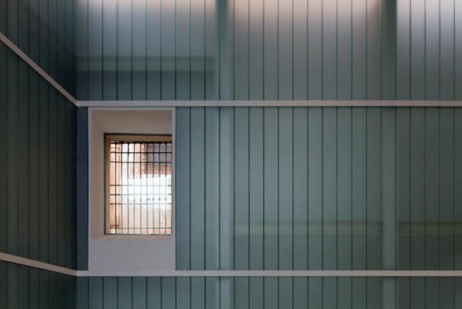 Exit Architects, Holy Week Museum Hellin, Museo de Semana Santa de Hellín, U-profile glass, concrete, contrasting facade, old and new, spain, architecture, green design, sustainable design, eco-design, green renovation, adaptive reuse, Spain, architecture