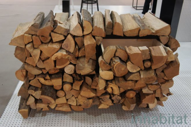 Facecord, FiftyTwoThousand, Pile O' Firewood Desk, Woodpile desk