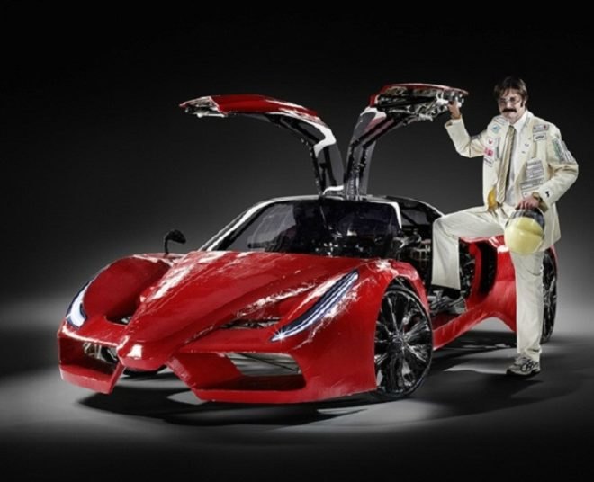 Fahrradi Farfalla FFX, Ferrari, Hannes Langwelder, green transportation, green supercar, pedal-powered car, automotive, green car