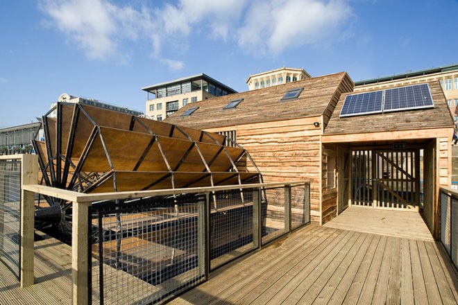 green design, eco design, sustainable design, River Tyne, London Olympics, FLOW, Owl Project, Ed carter, Tidal power, musical art installation