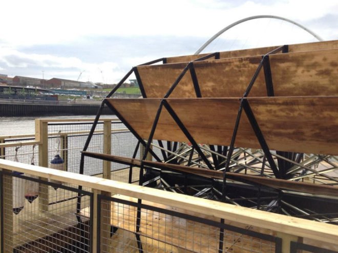 green design, eco design, sustainable design, River Tyne, London Olympics, FLOW, Owl Project, Ed carter, Tidal power, musical art installation