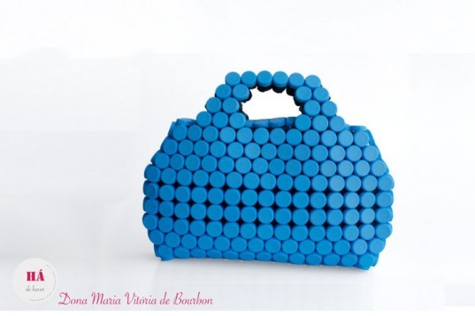 HádeHaver bag, handbag, recycled lids, recycled materials, Sandra Paulo, Bruno Barbosa