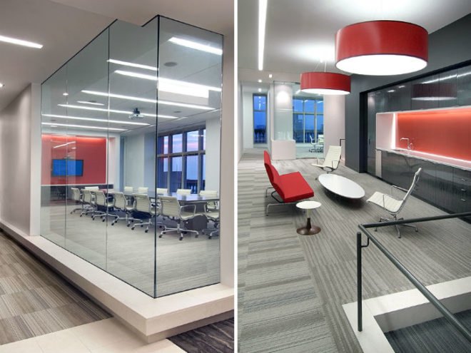 HKS Atlanta Office, HKS Inc, HKS Architects, green interiors, leed gold interior, architecture office