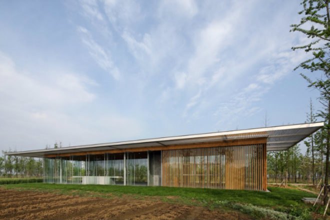 Harvest Pavilion, Vector Architects, eco farm, china, pavilion, daylighting,
