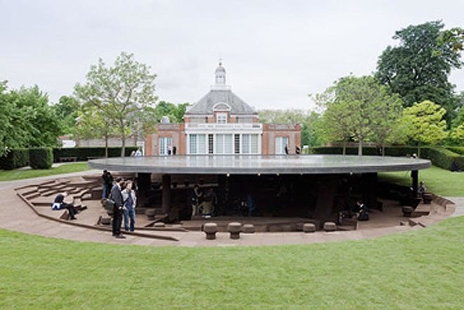 News, Architecture, Art, Green Materials, london, Serpentine Gallery Pavilion, Herzog & de Meuron, Ai Weiwei, cork, rainwater