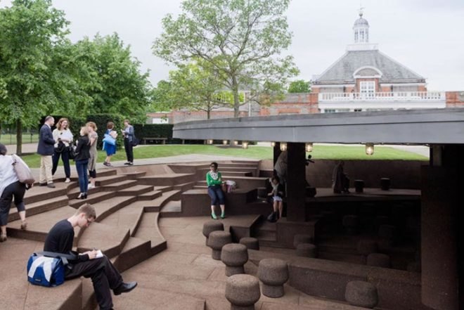 News, Architecture, Art, Green Materials, london, Serpentine Gallery Pavilion, Herzog & de Meuron, Ai Weiwei, cork, rainwater