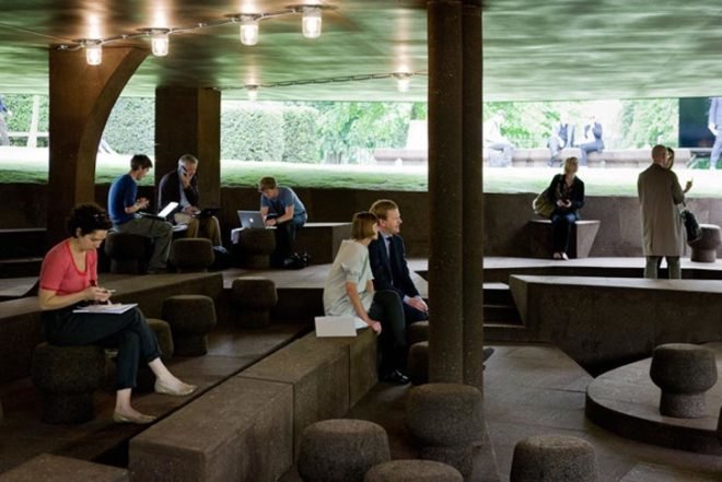 News, Architecture, Art, Green Materials, london, Serpentine Gallery Pavilion, Herzog & de Meuron, Ai Weiwei, cork, rainwater