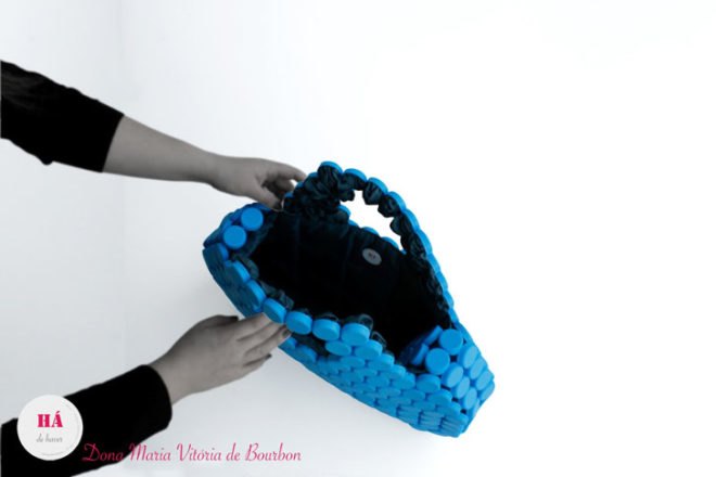 HádeHaver bag, handbag, recycled lids, recycled materials, Sandra Paulo, Bruno Barbosa