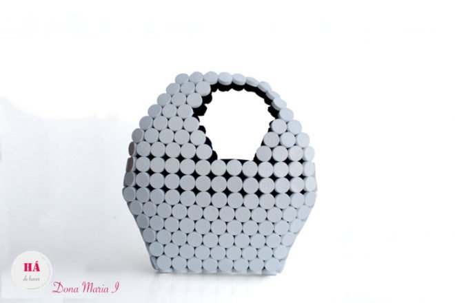 HádeHaver bag, handbag, recycled lids, recycled materials, Sandra Paulo, Bruno Barbosa