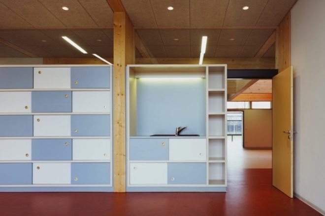 Ecker Architekten, Buchen, Germany, Dandelion Clock, daylighting, modular design, passive cooling, natural ventilation, educational architecture, green design, sustainable design, eco-design, sustainably-sourced wood, solar-gain