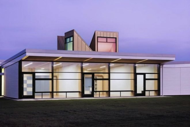 Ecker Architekten, Buchen, Germany, Dandelion Clock, daylighting, modular design, passive cooling, natural ventilation, educational architecture, green design, sustainable design, eco-design, sustainably-sourced wood, solar-gain