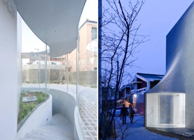 Seoul, Kukje Art Center, SO-IL, Iwan Baan, architecture, South Korea, urban planning, art gallery, green design, sustainable design, eco-design, flexible facade, daylighting, solar gain