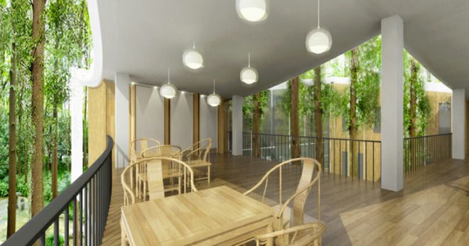 art venue, LYCS Architecture, chinese architecture, art museums, green art center, eco art center, sustainable building, nature and architecture, sustainable architecture, Spruce art center