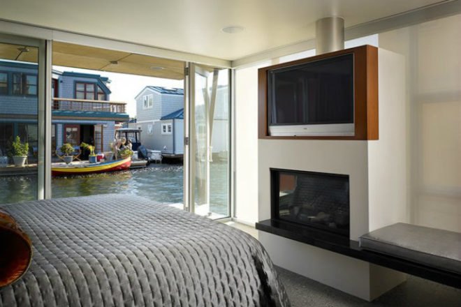 Lake Union Floating Home, Vandeventer + Carlander Architects, floating home, seattle, energy efficient home, floating house