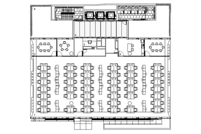 Leblon Offices, Richard Meier and Partners, rio de janeiro, eco office, louvered facade, daylighting, office building